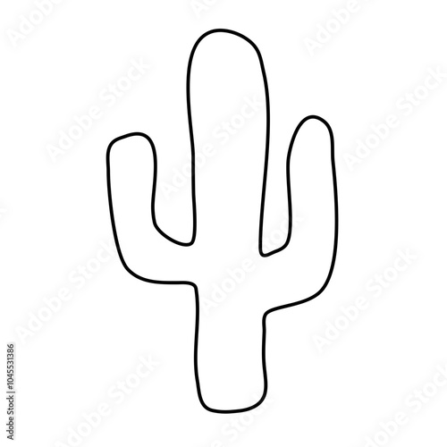 Boho Cactus Silhouette