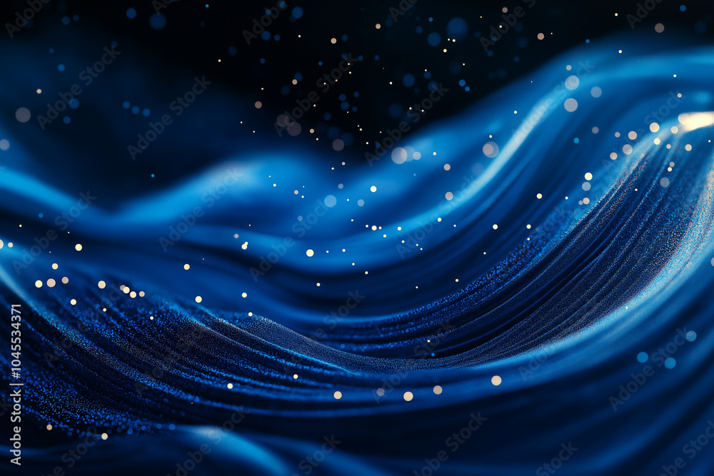 Fototapeta premium Attract Blue Line Movement background