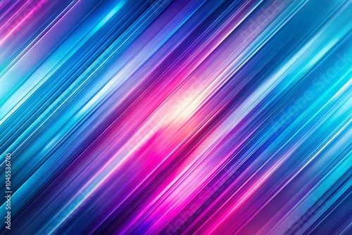 Abstract Double Exposure Background with Diagonal Blue and Pink Lines for Modern Design