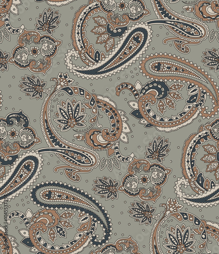 seamless pattern with paisley