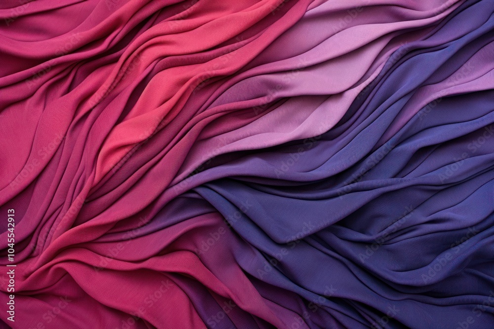 Fototapeta premium Top view photo of a textile pattern velvet person purple.