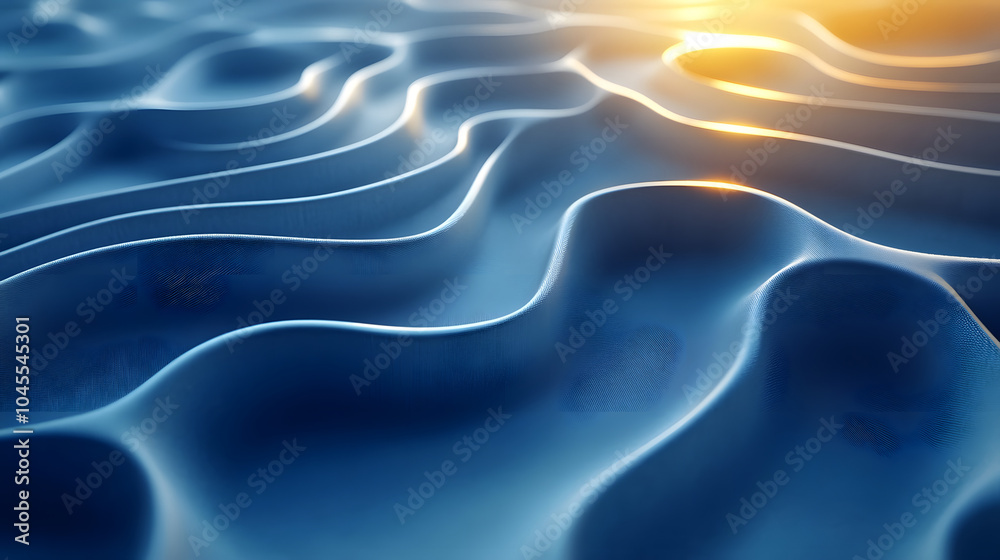 Fototapeta premium Intricate Futuristic Metallic Tone Neumorphism Background with Soft Shadows and Curves