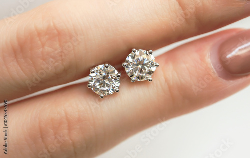 hand with diamond
