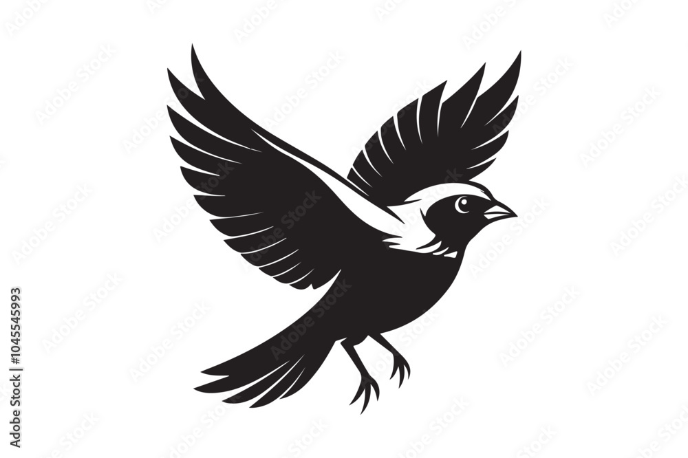Eastern Bluebird Silhouette Vector Illustration Perfect for Print & Digital Projects Eastern Bluebird Silhouette Vector Illustration Perfect for Print & Digital Projects