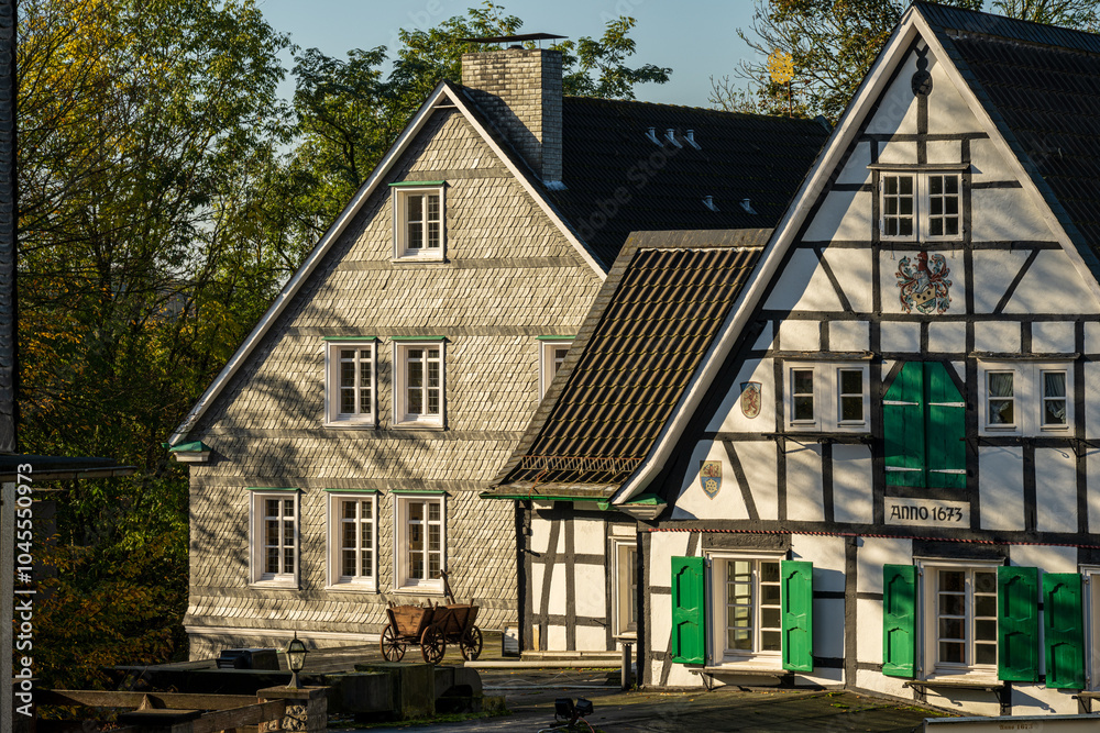 Fachwerk Häuser im Bergischem Land bei Solingen Fachwerk Häuser im Bergischem Land bei Solingen