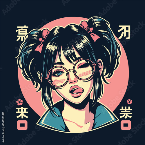 Lofi nostalgia, anime girl aesthetics