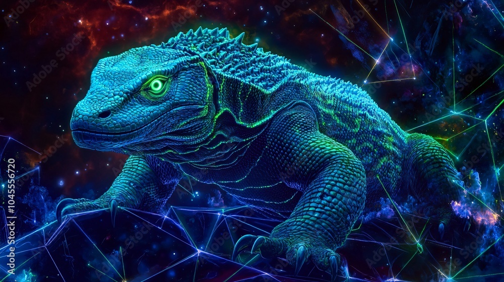Digital Lizard in Space Digital Lizard in Space