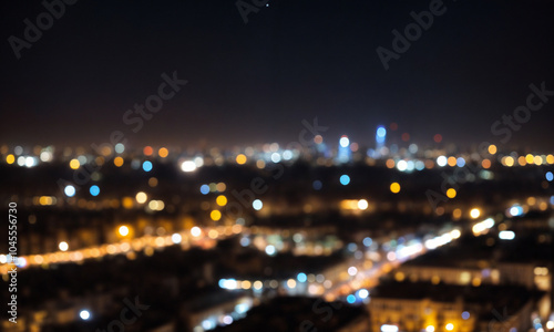 Wallpaper Mural Light night city. light bokeh Torontodigital.ca