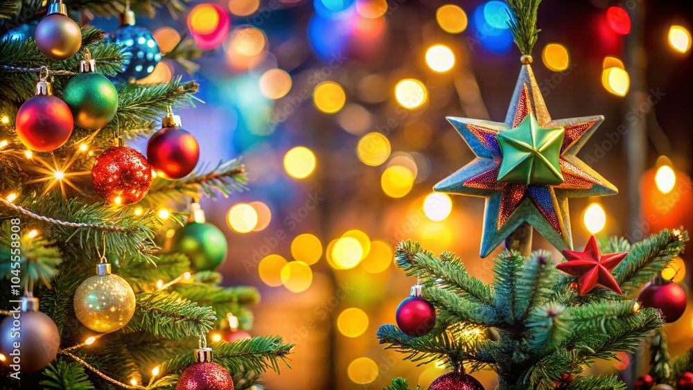 Beautifully Decorated Christmas Trees with Garland for Holiday Cheer Beautifully Decorated Christmas Trees with Garland for Holiday Cheer