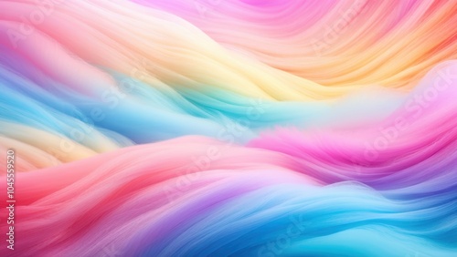 Wallpaper Mural A vibrant, swirling abstract design featuring soft pastel colors. Torontodigital.ca