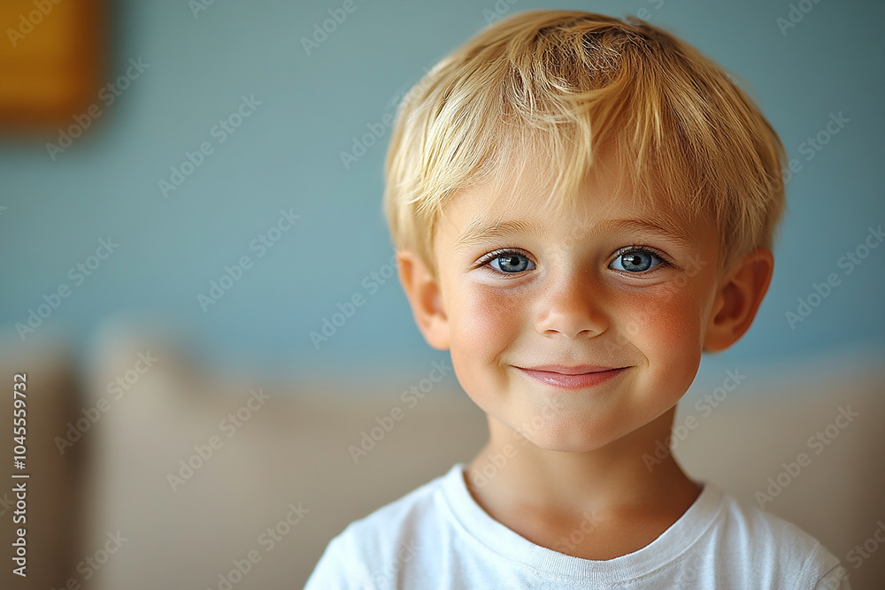 portrait of an white little boy with a smile portrait of an white little boy with a smile