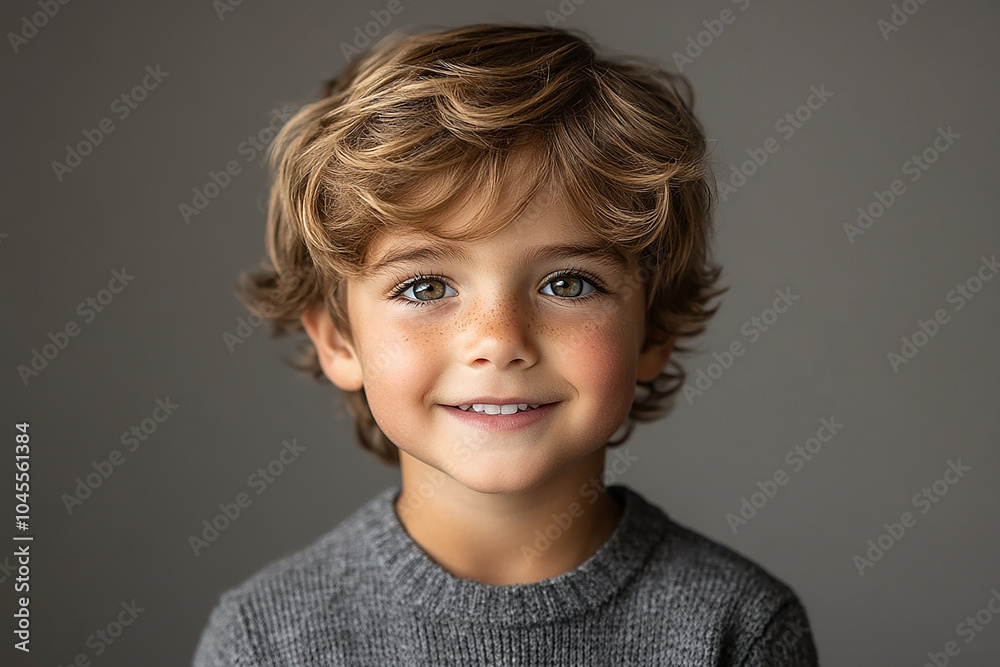 portrait of an white little boy with a smile portrait of an white little boy with a smile