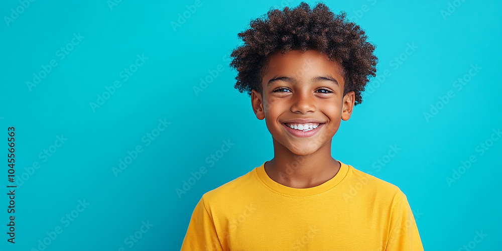 Black teenager boy on a studio background Black teenager boy on a studio background