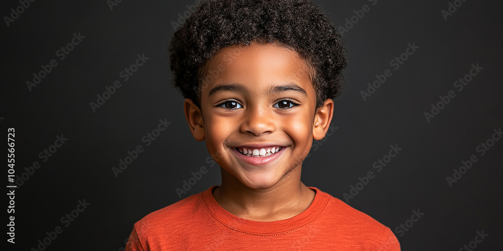 Black teenager boy on a studio background Black teenager boy on a studio background