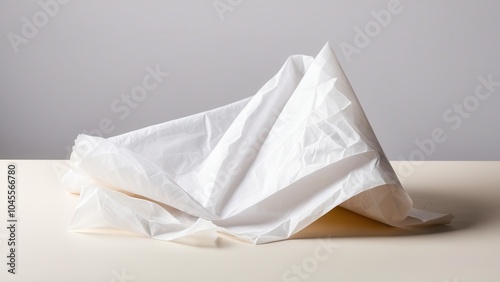 Elegant tracing paper mockup, great for presenting logos, stationery, or artwork in a sophisticated and modern style.