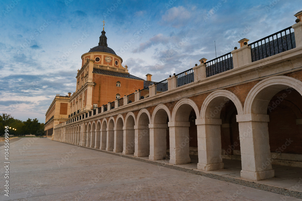 Fototapeta premium landscape, view, landscape, architecture, autumn, morning, Aranj