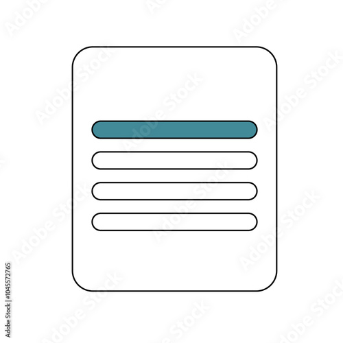 Interface Frame App Element