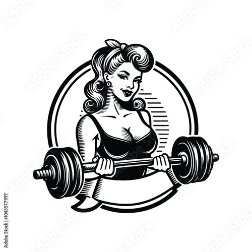 woman lifting weights