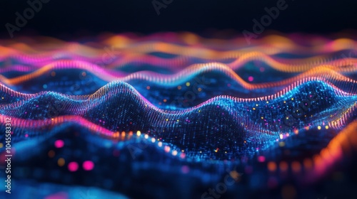 Abstract Digital Landscape