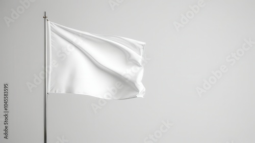 Elegant winder flag mockup perfect for showcasing corporate logos, promotional graphics, or event branding in a sleek and modern style.