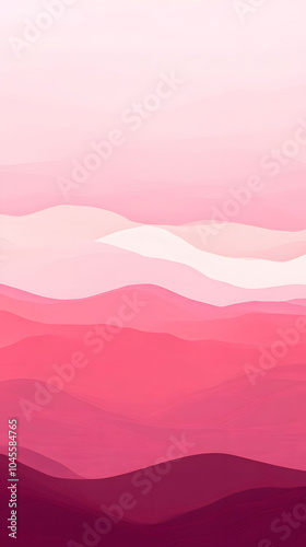 Soft pink landscapes