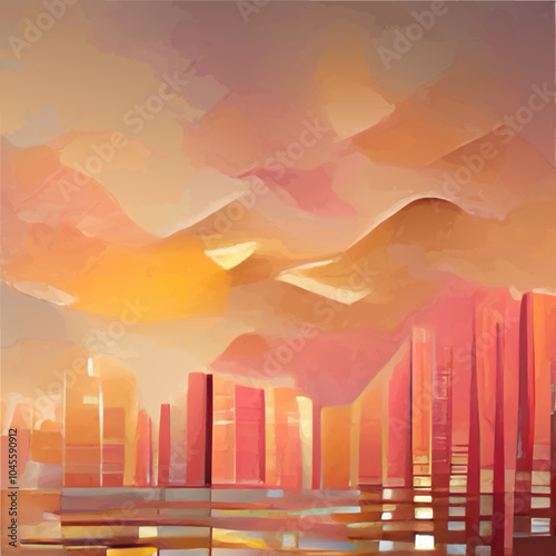 abstract cityscape background