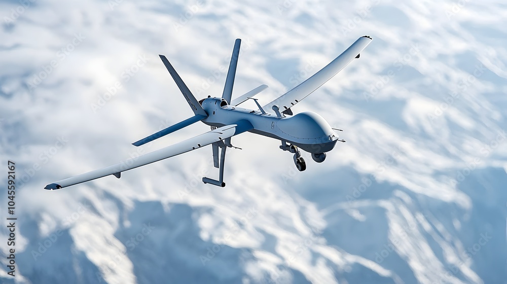 Obraz premium Advanced Multi-Layered Drone Defense Strategies - Visual Scanning Autonomous Anti-UAV Solutions for Enhanced Security and Protection