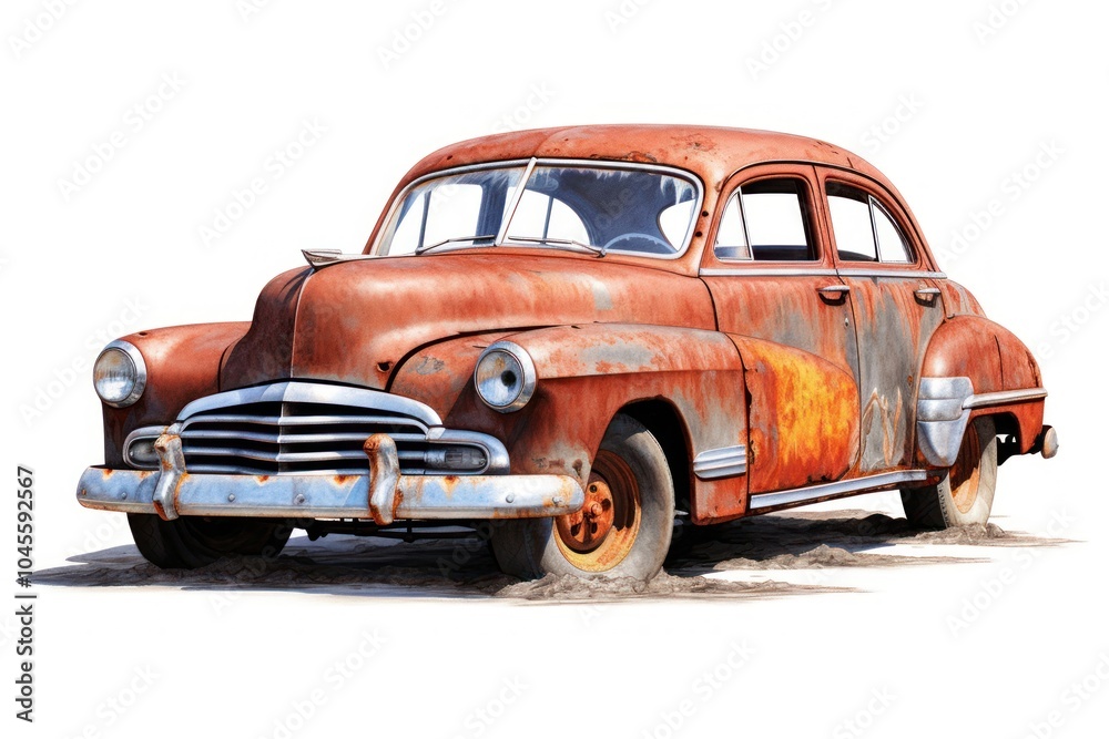 Car vehicle transportation deterioration. Car vehicle transportation deterioration.
