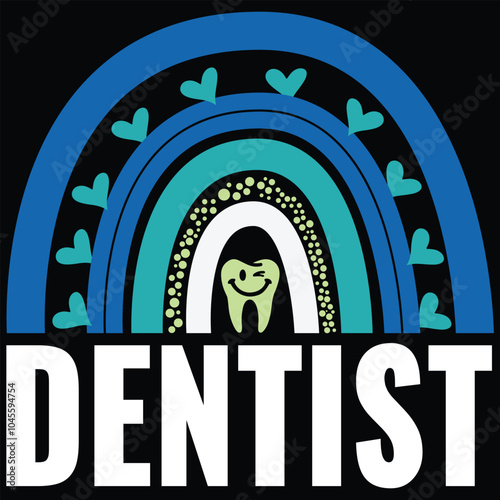 Rainbow Dentist Father’s Day Men’s T-Shirt