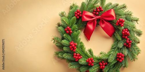 Christmas Wreath Clipart for Holiday Decor and Design Projects