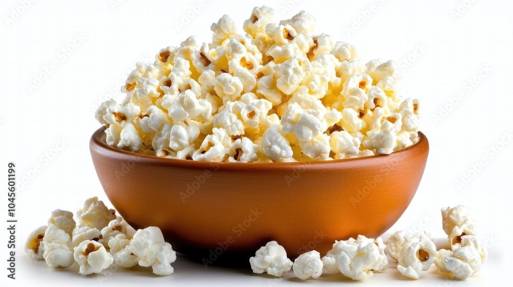 A photostock of a plate of scrambled eggs, white background, clean style A photostock of a plate of scrambled eggs, white background, clean style
