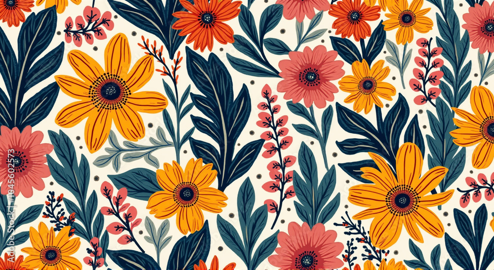 seamless floral pattern seamless floral pattern
