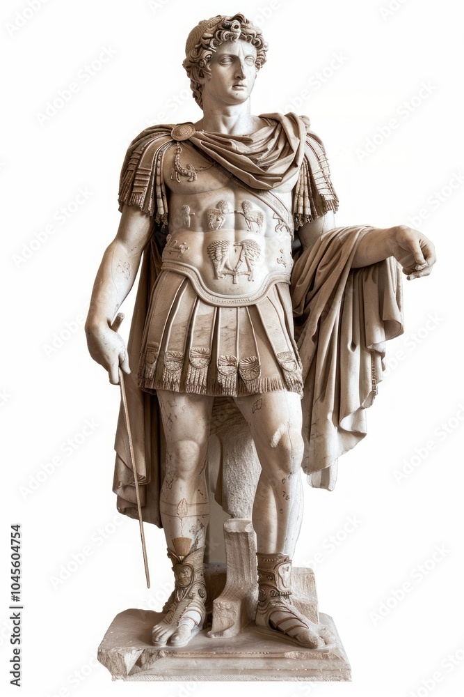 Fototapeta premium Alexander the great statue sculpture person.
