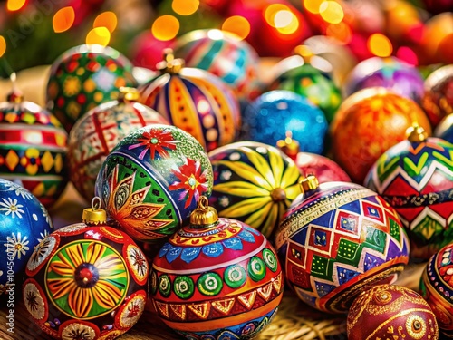 Colorful Ecuadorian Christmas Ornaments for Festive Decor and Holiday Celebrations
