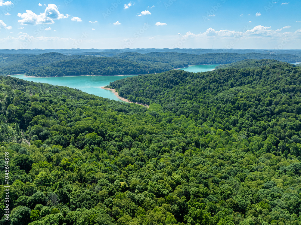 Stunning Aerial View of Tygart Lake, Taylor County, WV