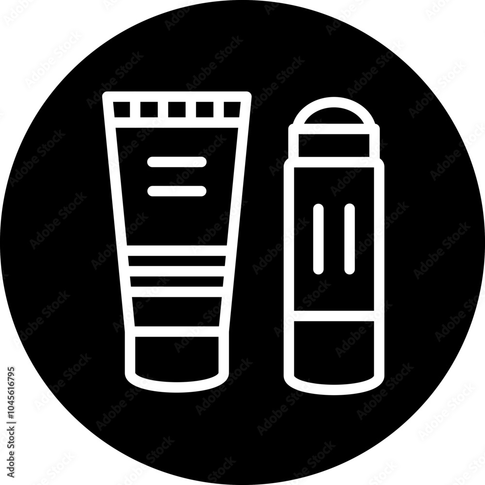 Bronzer vector icon style Bronzer vector icon style