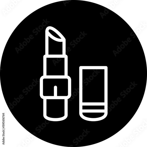 Lipstick vector icon style