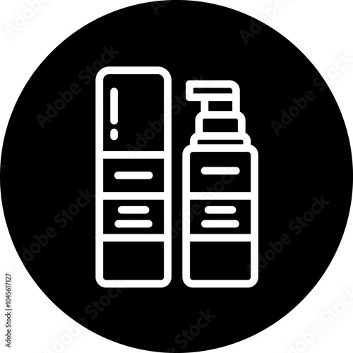 Face primer vector icon style