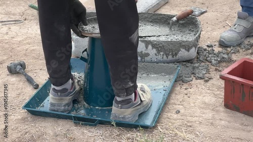 Concrete production, concrete quality sample purchase, slump experiment