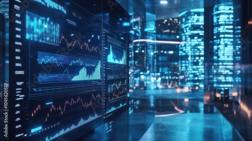 Wallpaper Mural AI in finance, algorithmic trading, data-driven investment, fintech evolution Torontodigital.ca