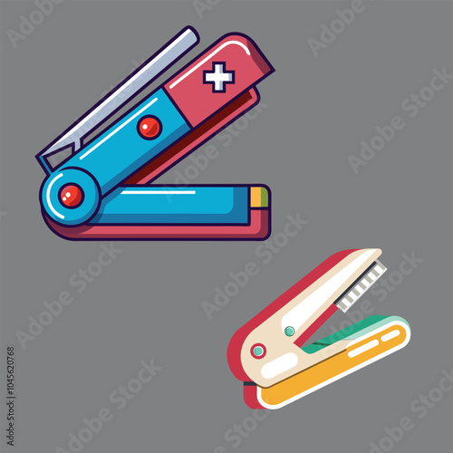 vector flat icon with shadow