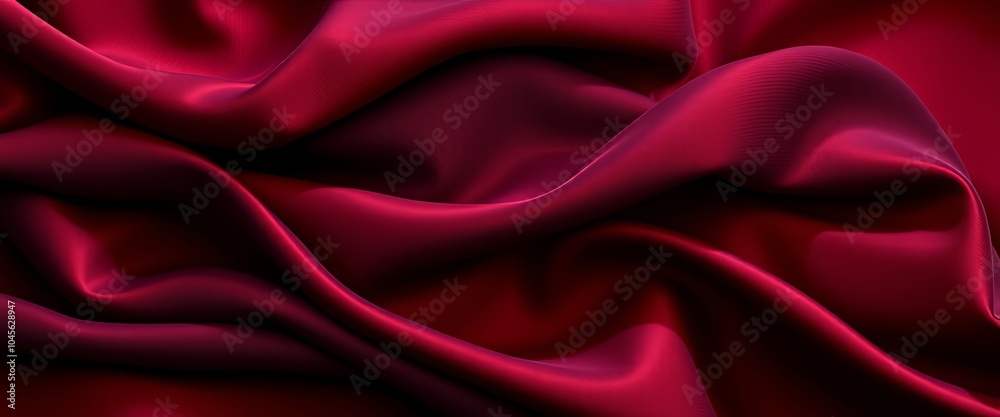 Obraz premium Luxurious Velvet Silk Drapes Abstract Background with Rich Colors and Soft Sheen for Digital Art & Design