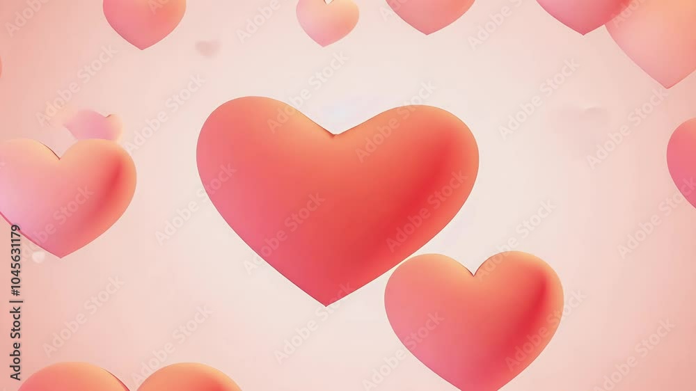 captivating animation red arts moving upward chroma key background symbolizing joy love creating delightful visual effect perfect Valentine’s Day celebrations 4K footage nubes anniversary
