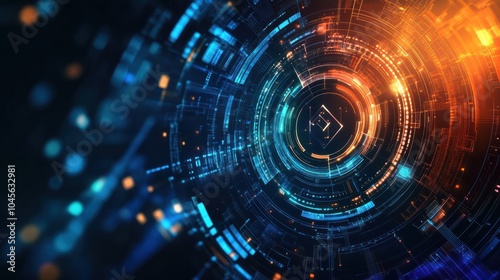 Wallpaper Mural Kinds of technology concept background Torontodigital.ca