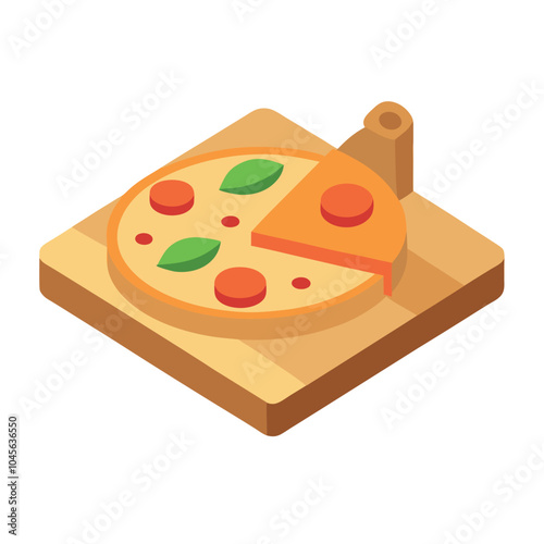 stylized cheese board vector design