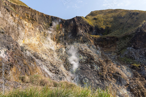 Huangxi hot spring recreation area in Yangmingshan national park of Taiwan photo