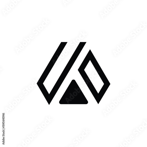 UO letter logo design on White background.UO  creative initials letter logo concept.UO  letter design.
