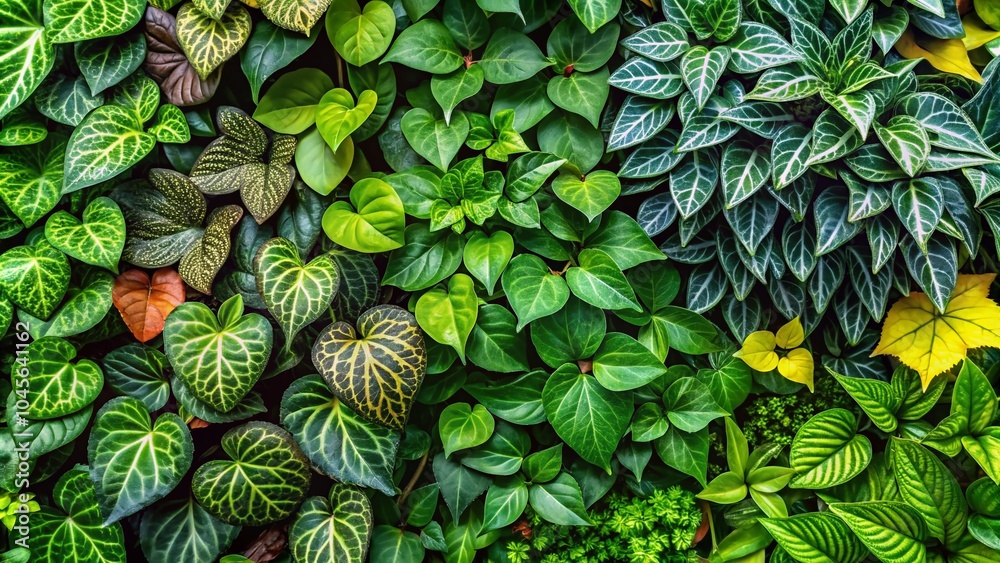 Obraz premium Diverse Collection of Creeper Plants for Home Decor and Gardening Inspiration