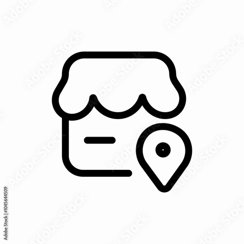 find merchant icon sign vector