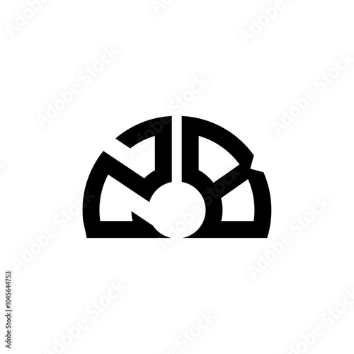 ZB letter logo design on White background. ZB creative initials letter logo concept. ZB letter design.
